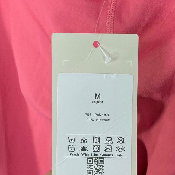 Halara High Waisted Flare Pants | Medium | Candy Pink Crossover Pull On Yoga - Picture 3 of 9